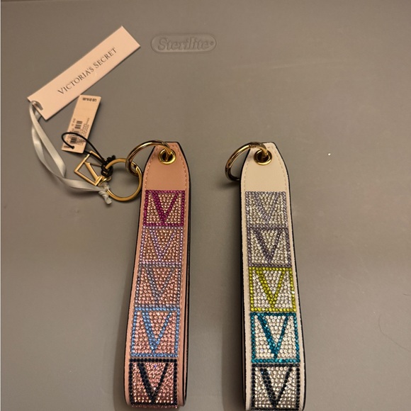 Victoria's Secret Accessories - Set of 2 Victoria Secret Wristlet Strap Keychains